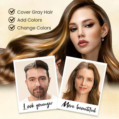 ✨Japanese Long Lasting Natural Hair Dye Shampoo ✨ Buy 1 Bottle 🧴 Get 1 Bottle FREE 🧴